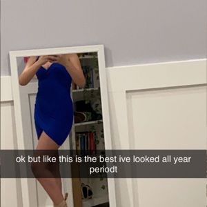 Blue Body con Dress